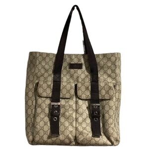 Gucci Supreme GG shopper tote authentic 
Leather & canvas 
Very good condition